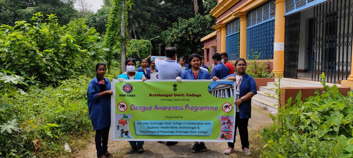 Dengue awareness programme organised by the NSS unit of college